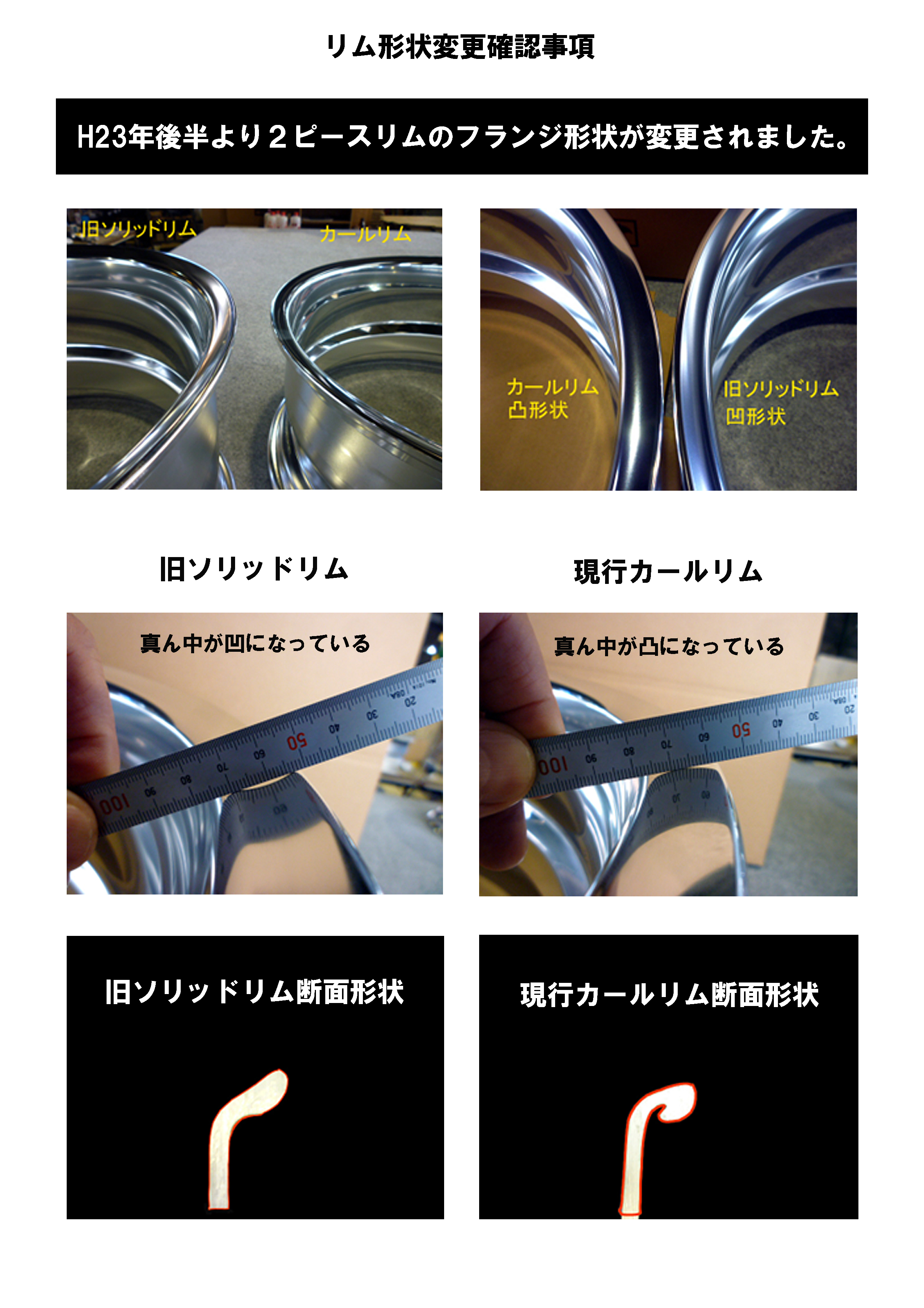 リム交換確認事項